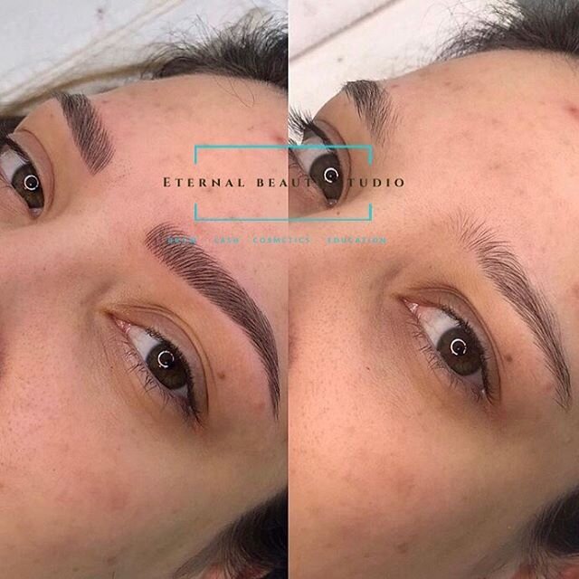 We love a great transformation. Definition ✅ shape ✅ Microblading can instantly upgrade your brows. DM or click link in bio now to book your appointment! 
#microblading #BrowShaping #BrowDefinition #PermanentMakeup #PMU #PMUmiami
