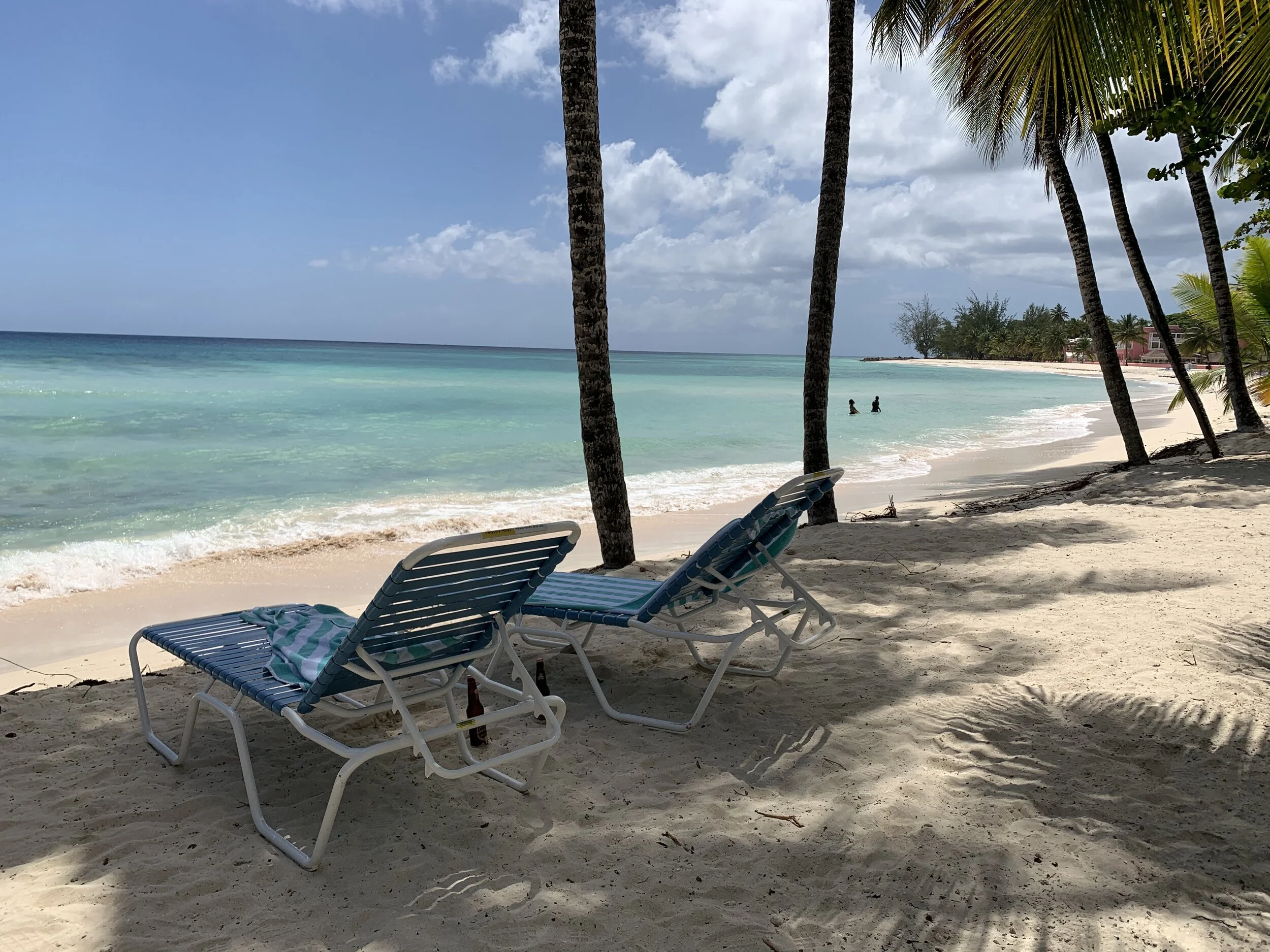 Free beach loungers available for our guests