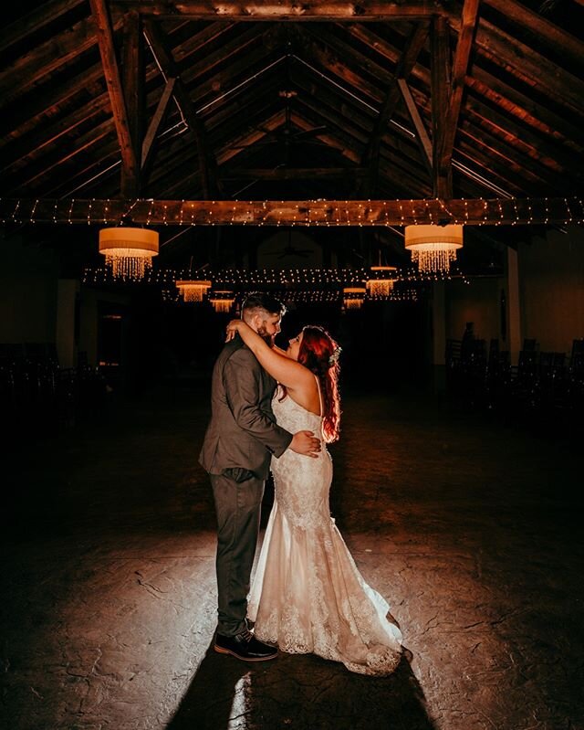 All the stars aligned for an empty room at the end of Rachael and Austin's wedding and I just HAD to take advantage of it! We set up one light behind them and dimmed all the lights. It was such a beautiful moment and I'm so glad we had the chance to 