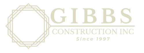 Logo for Gibbs Construction Inc., featuring a geometric octagon design and text indicating the company was established in 1997.