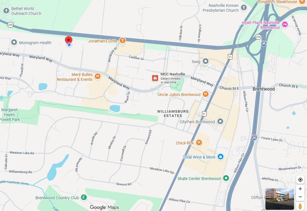 Pin Address For Brentwood Office