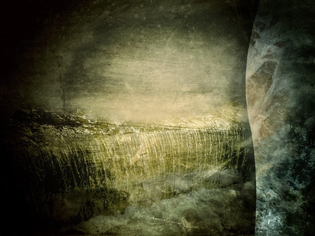 Let there be Light, 36 x 48”, Painted aluminum, 2024