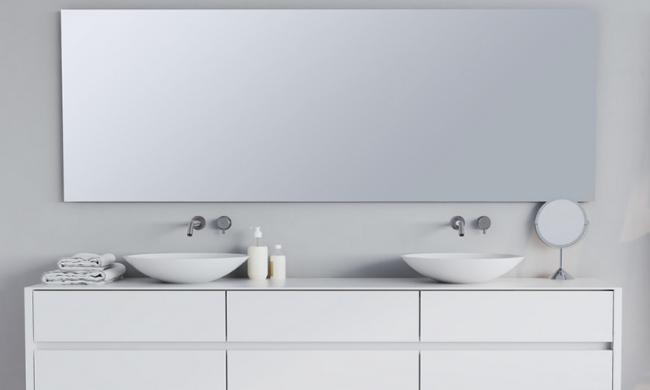 Glasirror Canada Inc Frameless Mirrors Wall Bathroom Floor Frameless Mirrors, Frameless Gym Mirror Canada