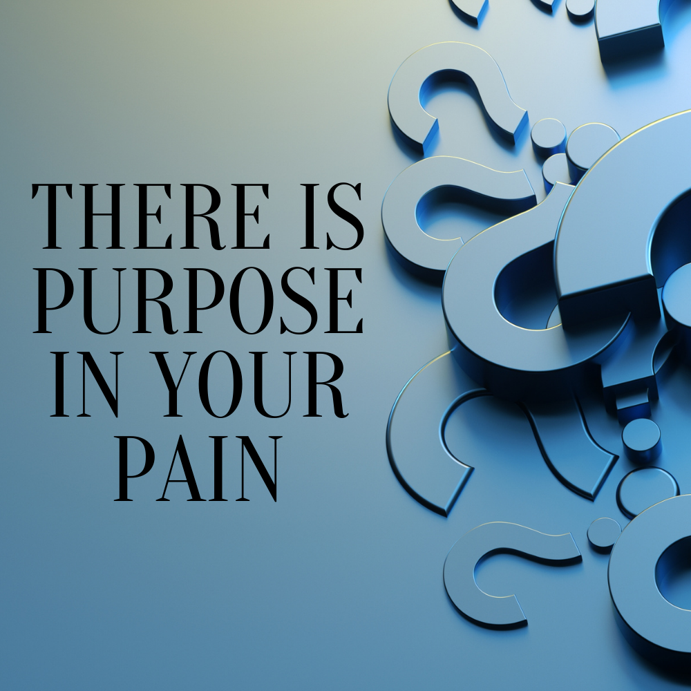 THERE IS PURPOSE IN YOUR PAIN