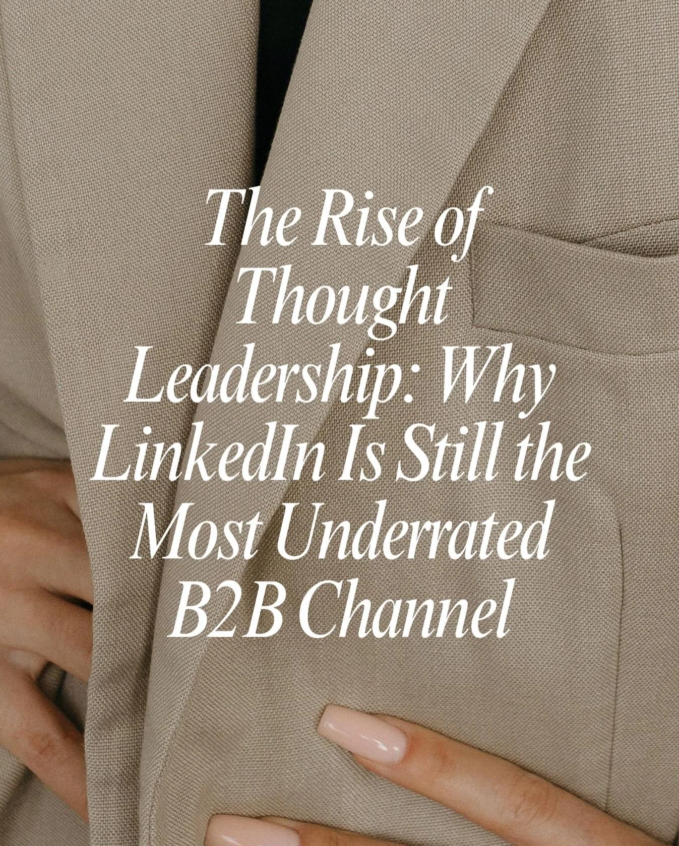 If you&rsquo;re still treating LinkedIn like a digital resume, you&rsquo;re missing the single best organic marketing opportunity in B2B today.

LinkedIn has evolved into the world&rsquo;s largest platform for professional storytelling.

Leaders who 