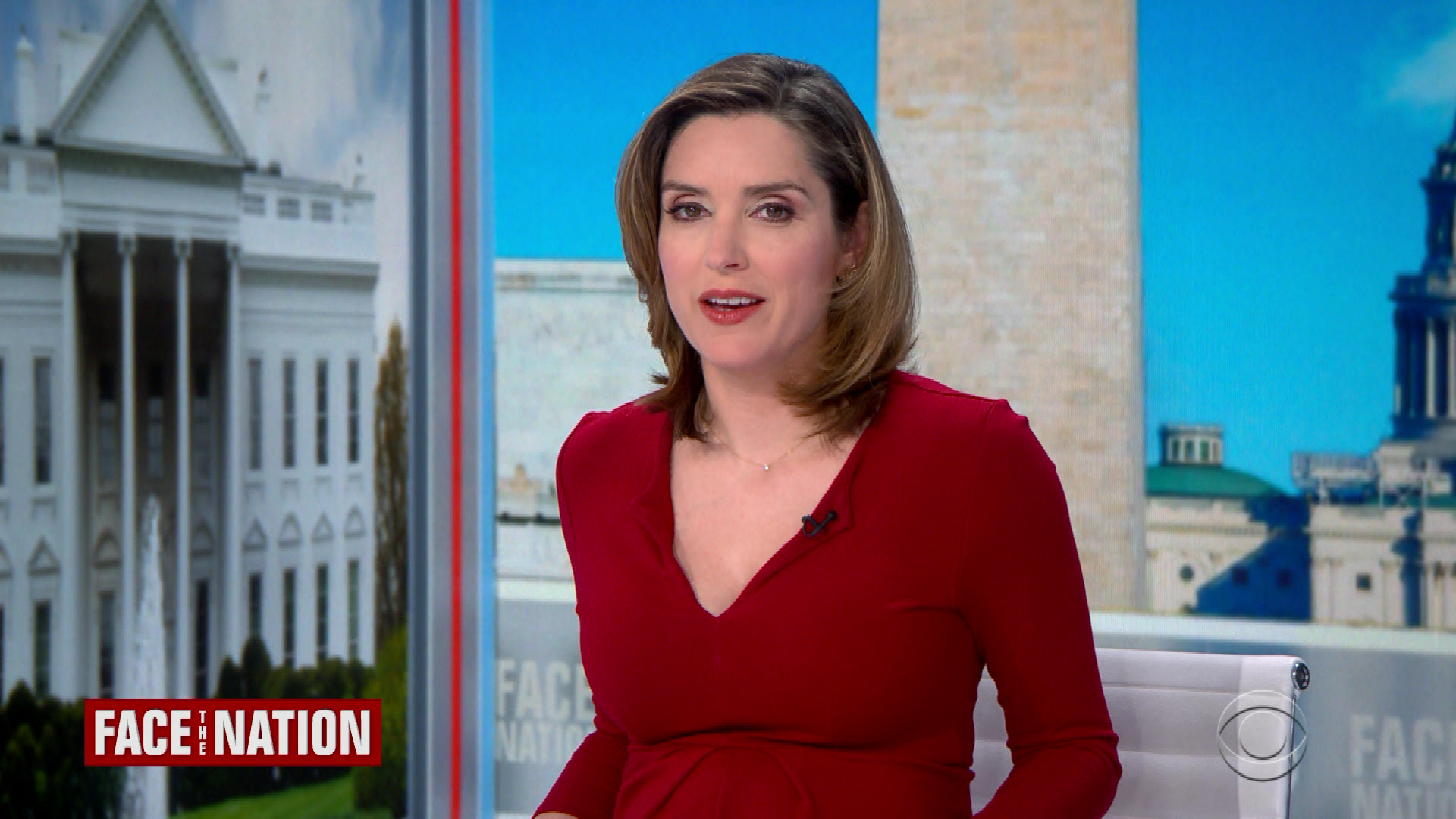 Margaret Brennan Cleavage