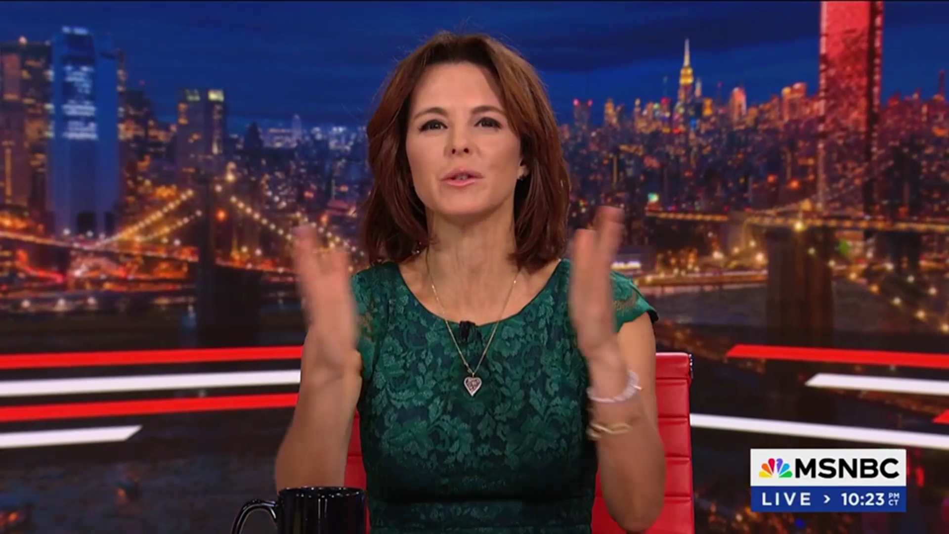 Stephanie Ruhle Falling Stephanie Ruhle (3/20/2025) — Newswomen