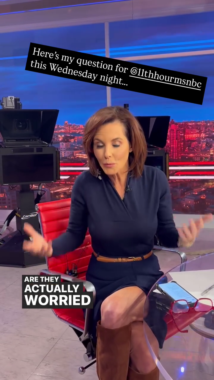 Stephanie Ruhle Falling Stephanie Ruhle (4/2/2025) — Newswomen