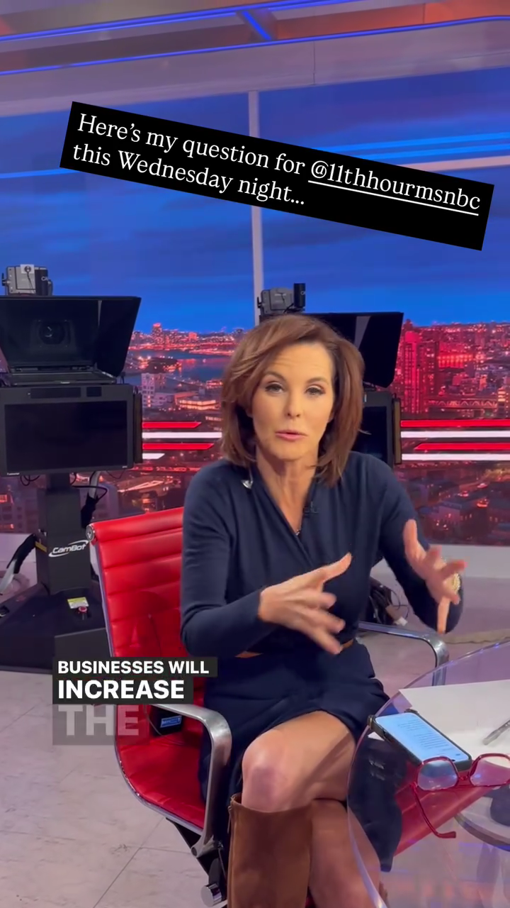 Stephanie Ruhle Falling Stephanie Ruhle (4/2/2025) — Newswomen