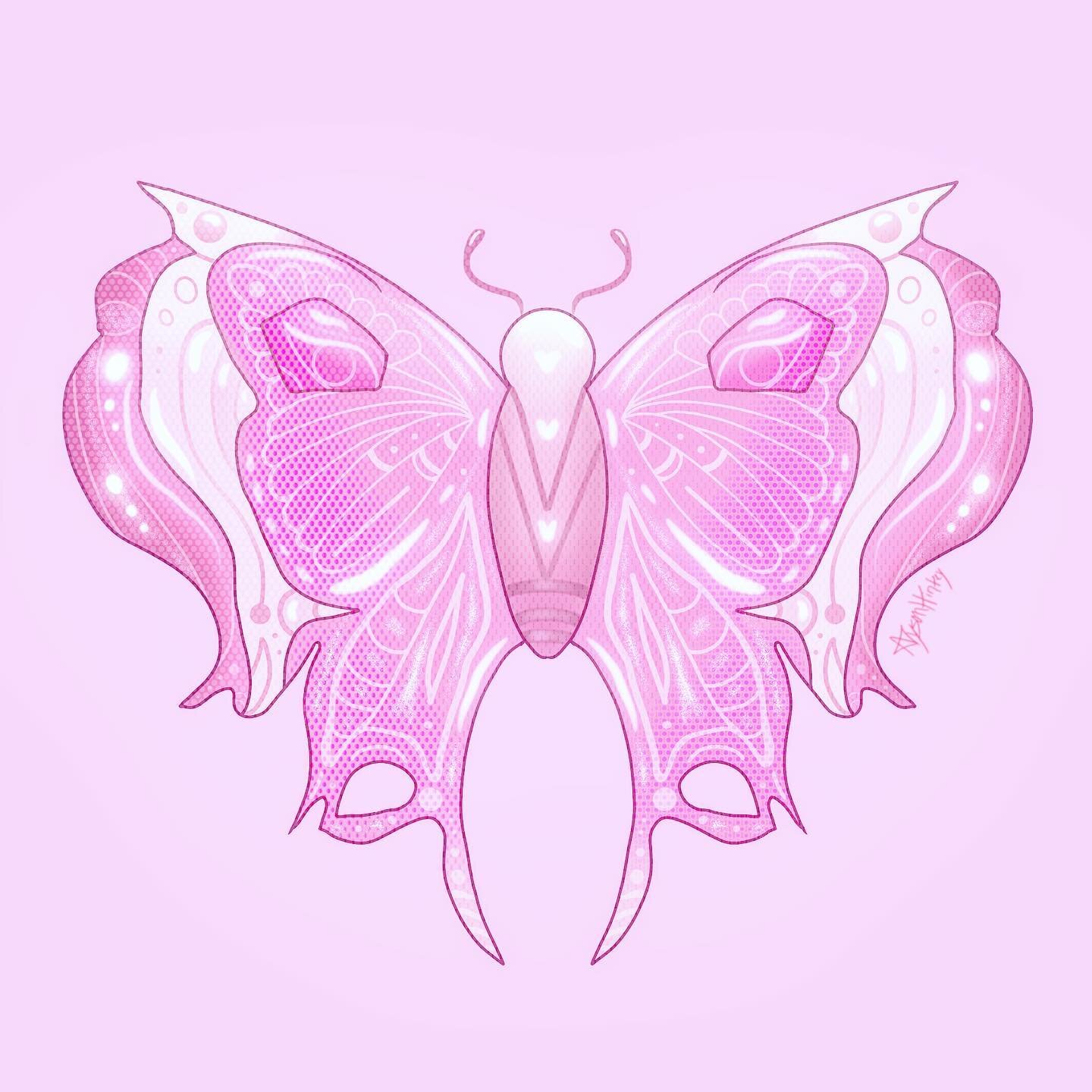 Pinktober Day 5 - Moth!! 💕💖
.
.
.
.
.
.
.
.
.
.
#isabeepinktober #pinktober #inktober  #procreate #digital #digitalartist #art #digitalart #graphicdesign #graphicdesigner #illustration #illustrations #pink #halloween #adobe #moth #moths #mothdrawin