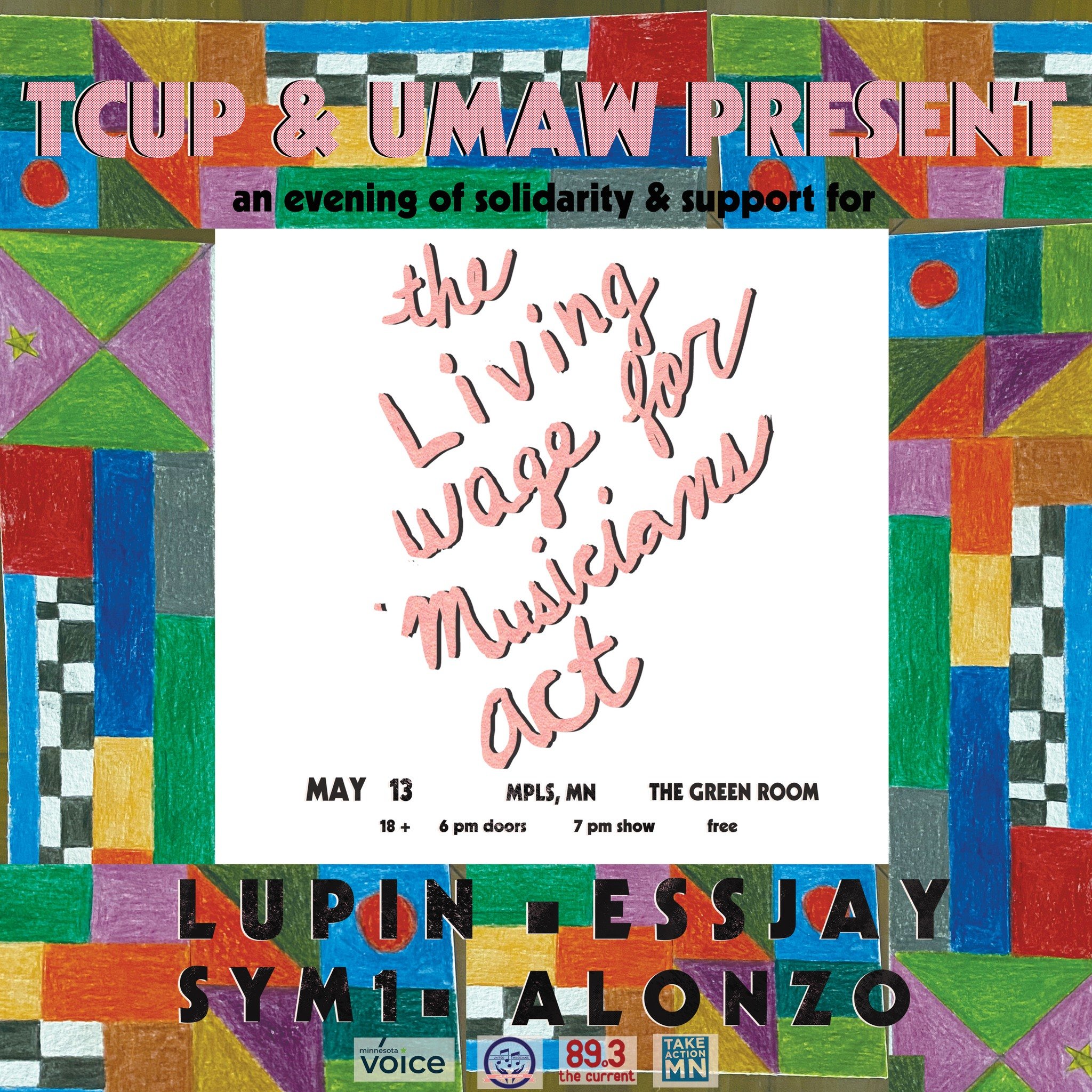 MN musicians are getting organized with Twin Cities United Performers @tcupmn! Check out their organizing at this free show on Monday May 13 at 7pm. Tickets in bio.

From Uber and Lyft drivers to musicians, workers are standing up to tech companies a
