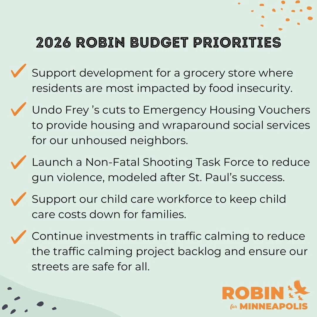 On Tuesday night, our City Council unanimously passed the 2026 budget! The budget now heads to Mayor Frey to sign. All 12 of my budget amendments passed successfully. 

We allocated funding to step up where the private market has failed to ensure all