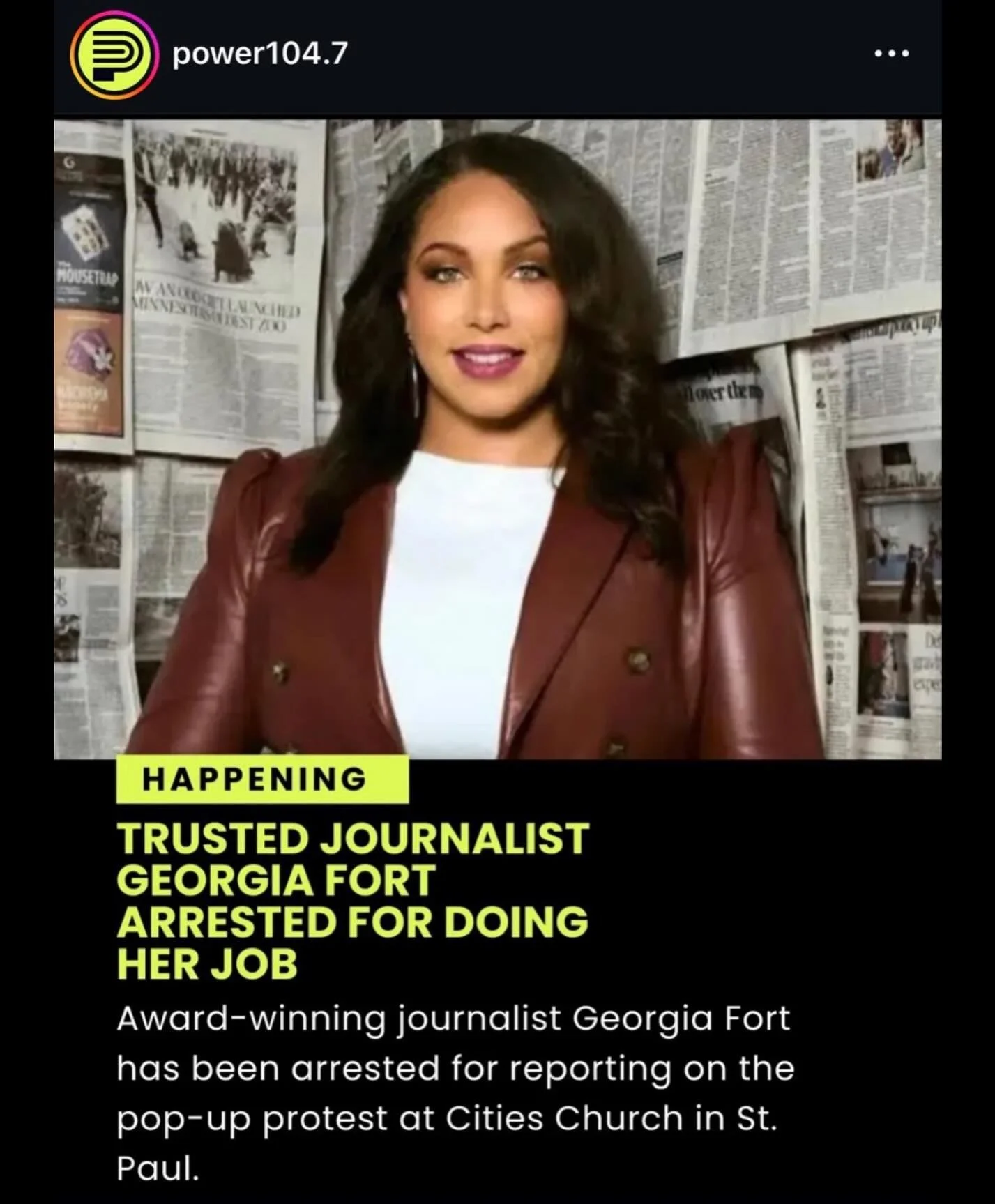 This morning, journalists were arrested for doing their jobs. Georgia Fort and Don Lemon were taken into custody for covering a protest&mdash;an attack on the First Amendment, plain and simple.

Last week, the Trump administration also arrested civil