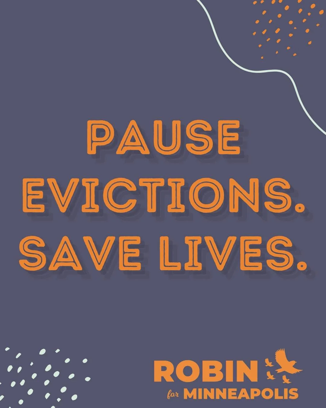 Tomorrow City Council will be taking up &ldquo;Pause Evictions, Save Lives&rdquo; to temporarily increase the required notice for eviction to 60 days to give families an extra month to make rent.

No family should have to choose between keeping a roo