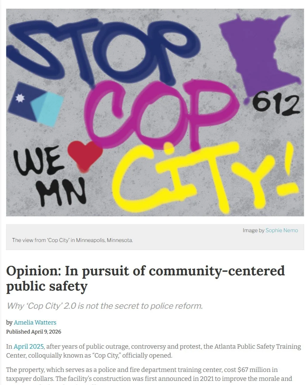 &ldquo;After two months of Operation Metro Surge, when thousands of federal officers flooded our streets and arrested more than 3,700 Minnesota residents, it&rsquo;s hard to believe most Minnesotans would be looking for more militarization of our cit