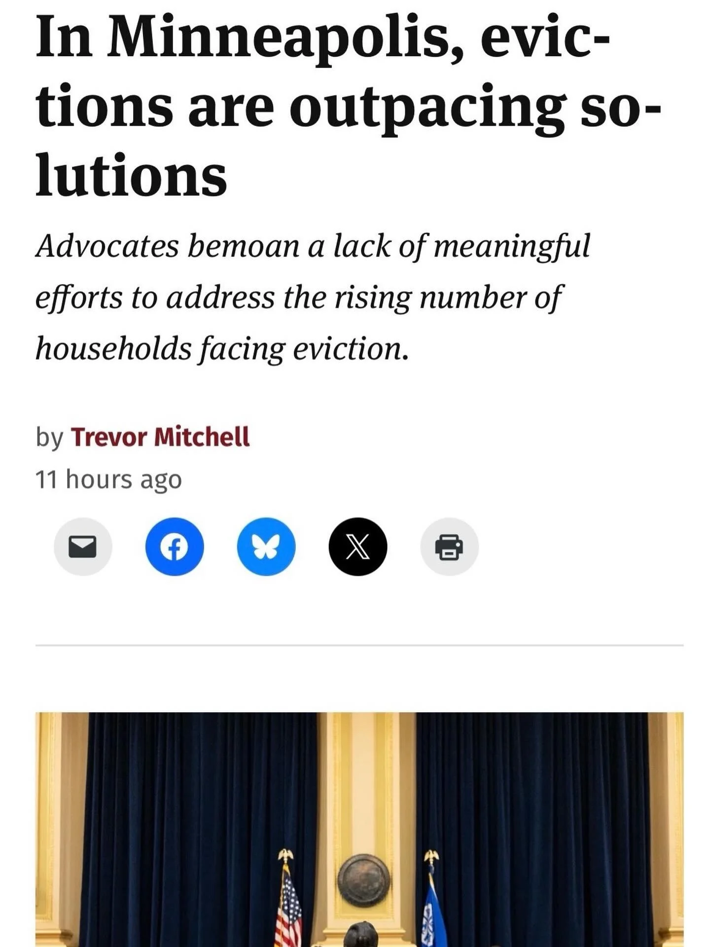 In the next hour, Mayor Frey will decide:
stand with hundreds of Minneapolis residents fighting to stay housed. OR, side with landlords pushing evictions forward in the wake of a federal occupation.

Last month, he vetoed Pause Evictions, Save Lives&