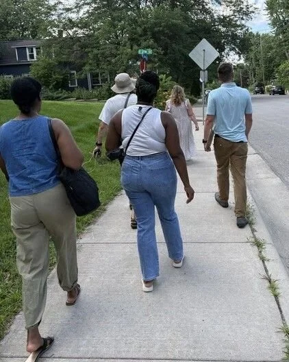 Last week Minneapolis Director of Public Works Tim Sexton joined me and my staff for an on-the-ground tour of a few intersections in Seward where neighbors have been organizing for safer streets so that Director Sexton could hear from directly impact