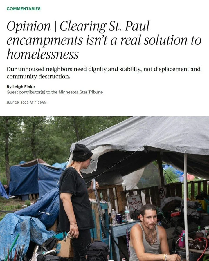 &rdquo;Minneapolis provides the clearest example. From the large park encampments that emerged during the pandemic to the high-profile closure of Camp Nenookaasi and subsequent citywide enforcement efforts, officials have repeatedly declared victory 