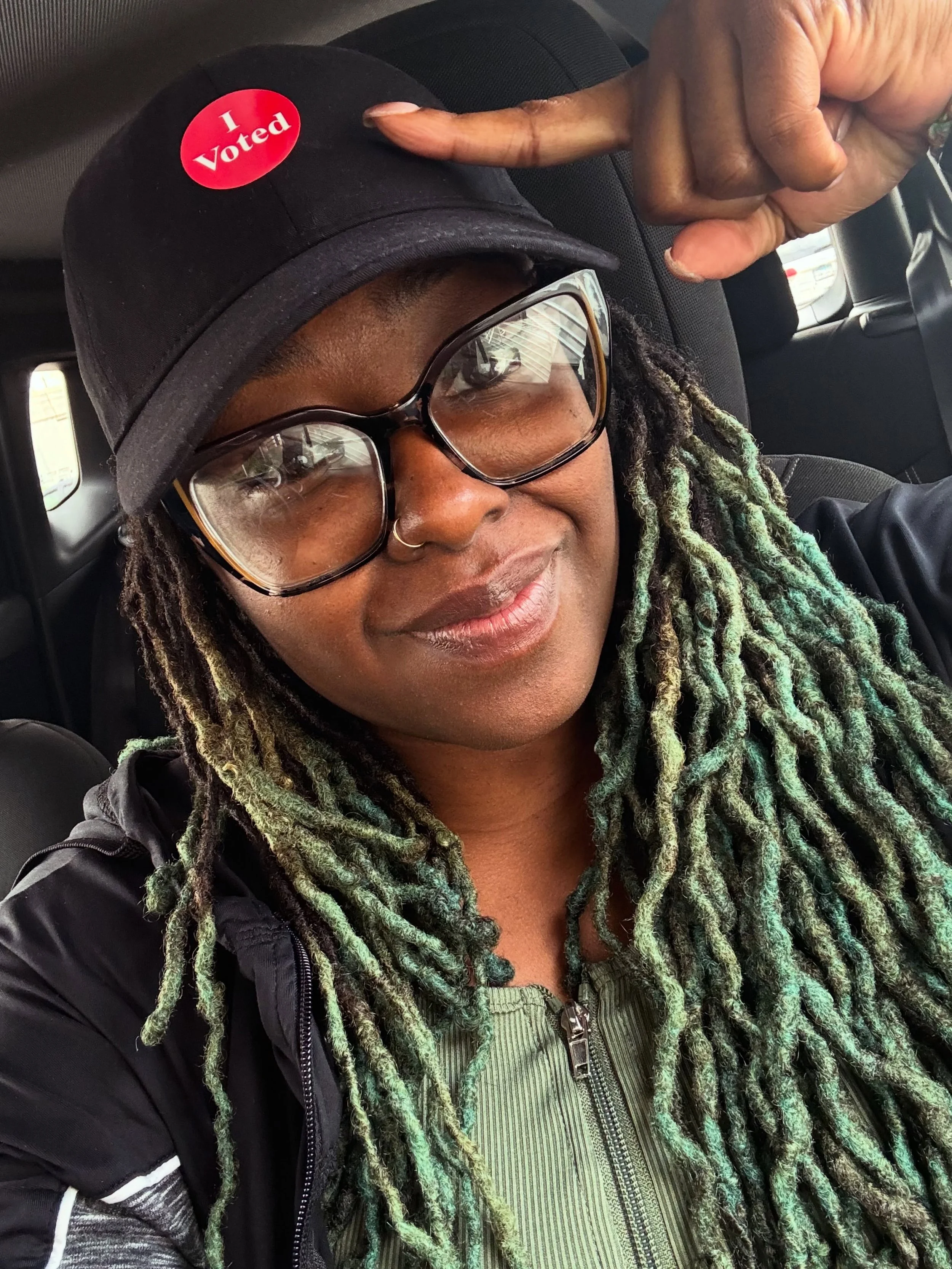 I voted happily today and proudly cast my ballot in support of Ilhan Omar for Congressional District 5, Cedrick Frazier for Hennepin County Attorney, and Christin Crabtree for School Board At-Large! You can do the same at your nearest poll site by 8p