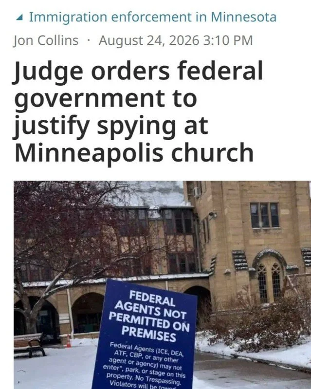 ICE came into a church in Ward 2 to spy on attendees. Places of worship are critical in our community, and it's abhorrent yet unsurprising that the federal government used a sacred space to advance their racist, xenophobic agenda. 

The church is par