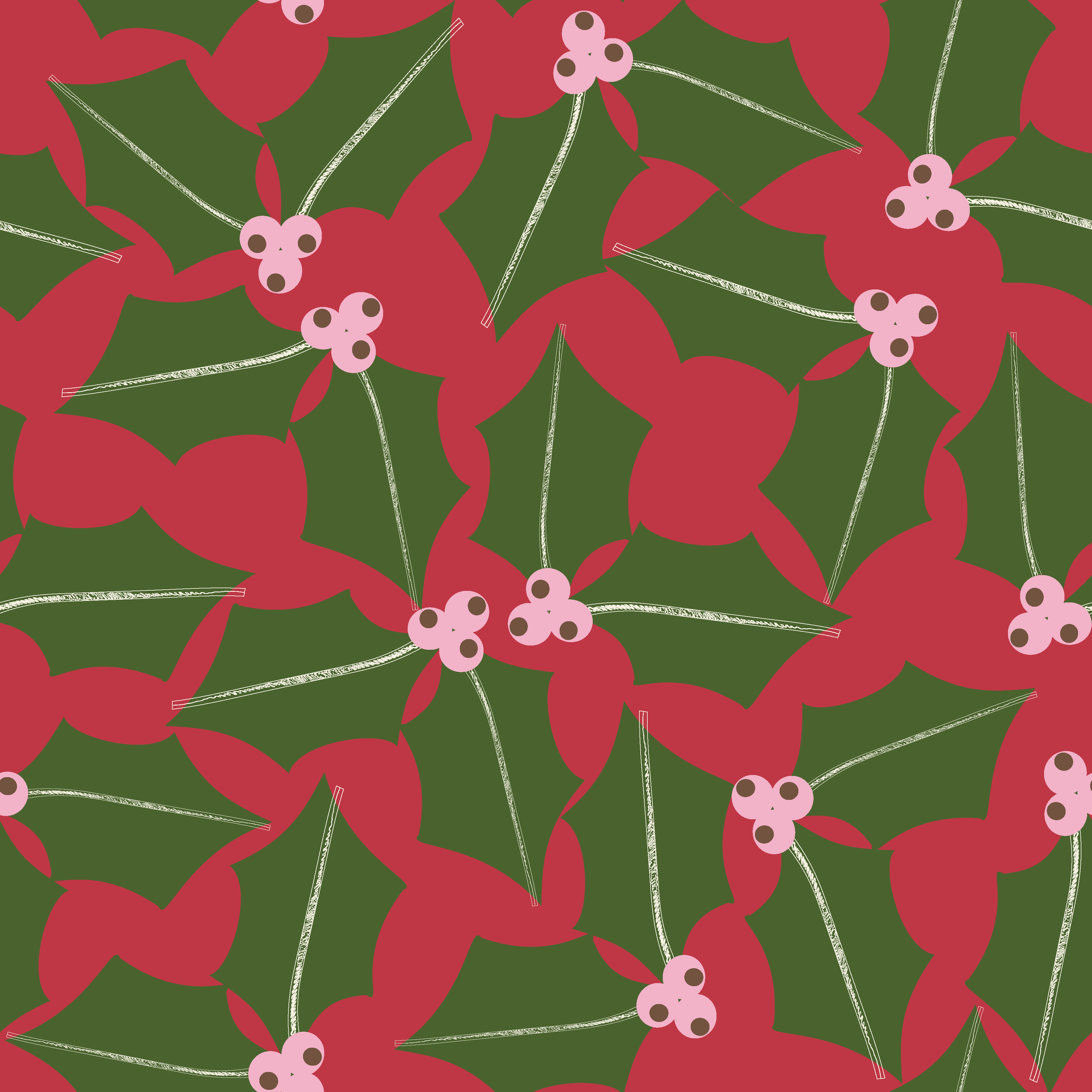 Holly Christmas.Red.png