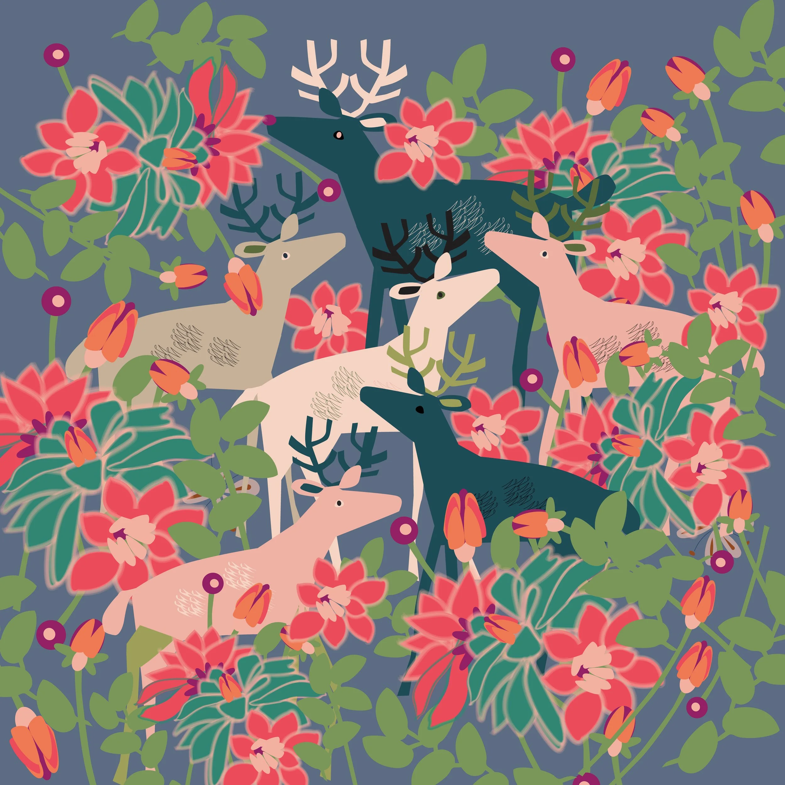 Deer & Dalhia.jpg