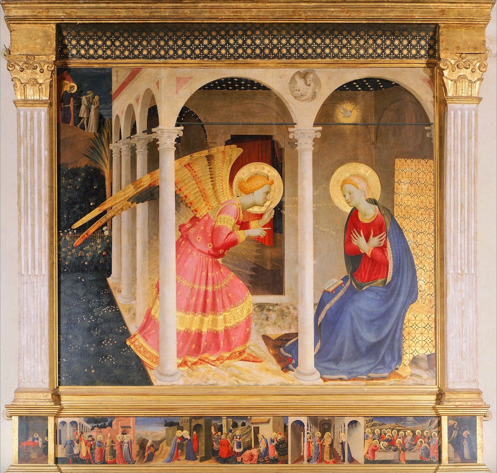 We hope you're having a blessed Annunciation! Please join us as we read Robert Southwell's &quot;Our Lady's Salutation&quot;:

Spell Eva backe and Ave shall yowe finde,
The first beganne, the last reversd our harmes;
An angell's witching wordes did E