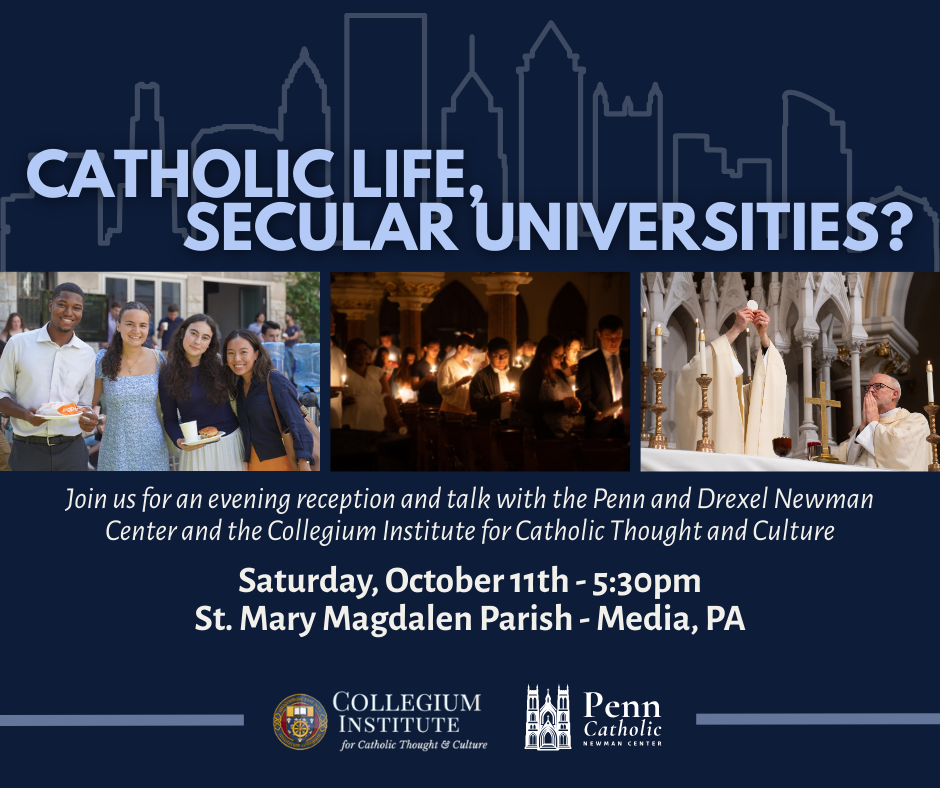 Catholic Life, Secular Universities? An Evening Reception