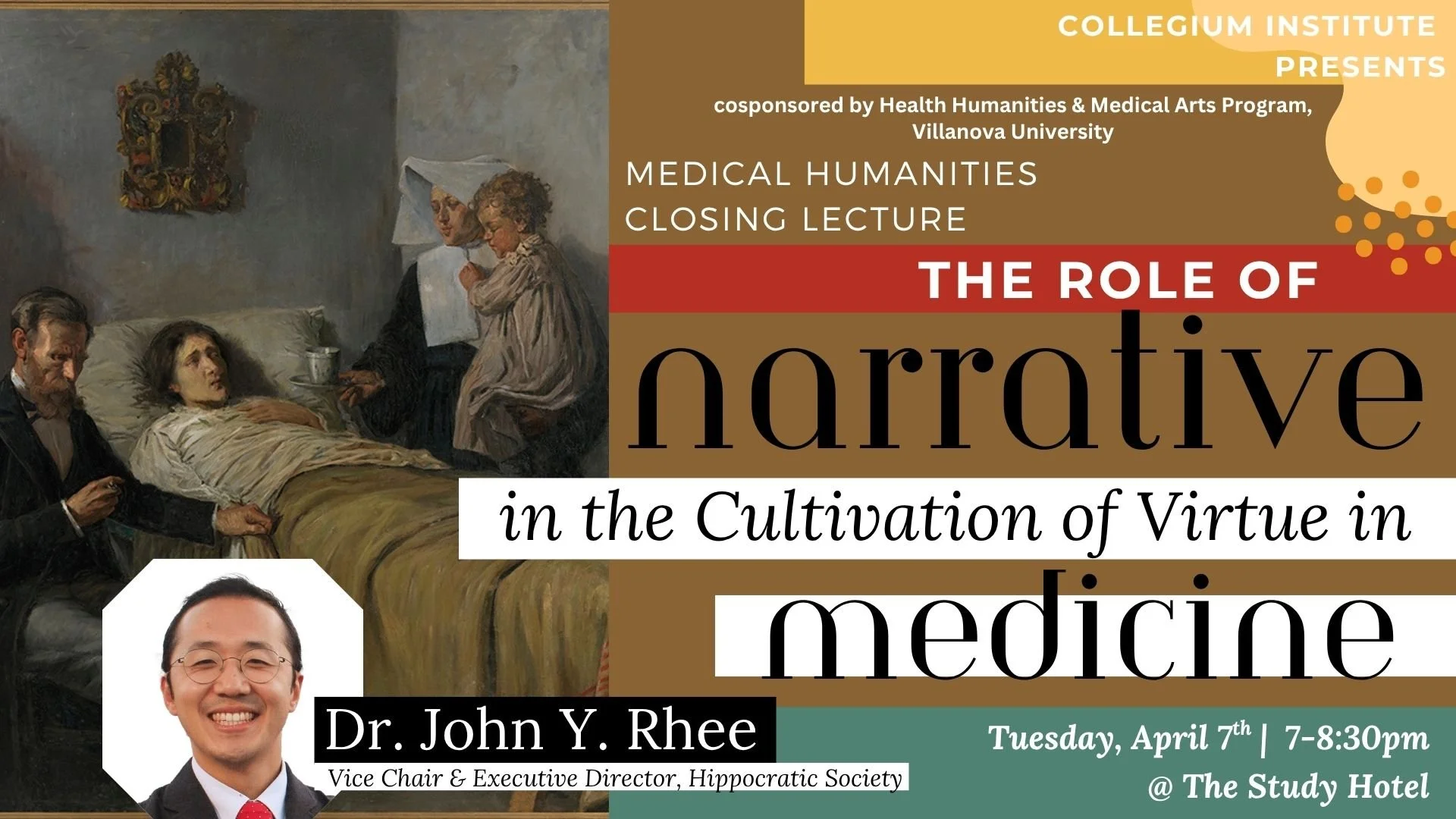 The Role of Narrative&nbsp;in&nbsp;the&nbsp;Cultivation of Virtue in Medicine (Spring 2026 Medical Humanities Lecture)