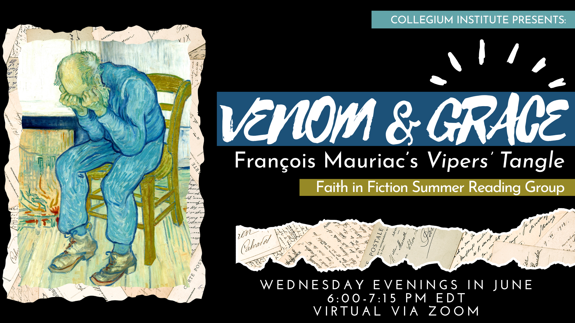 Venom & Grace: François Mauriac's "Vipers' Tangle" (Faith in Fiction Summer Reading Group)