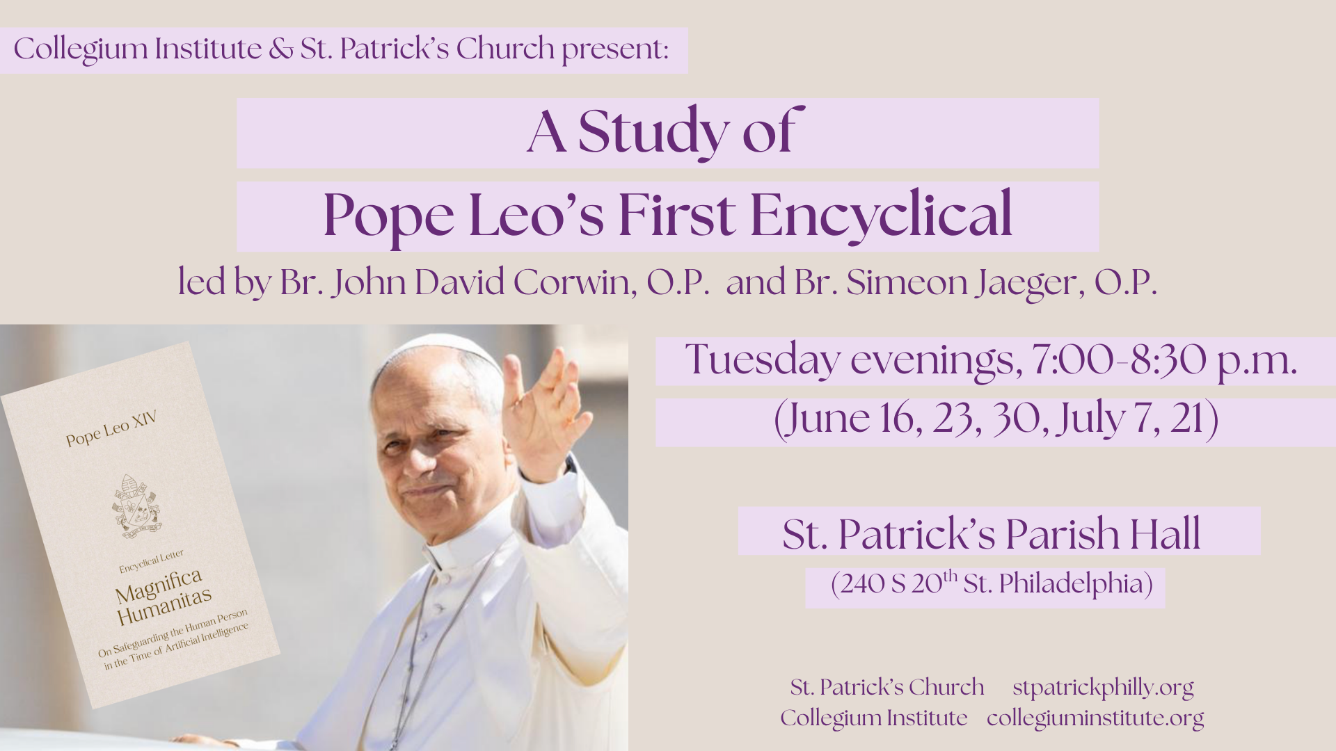 A Study of Pope Leo's First Encyclical