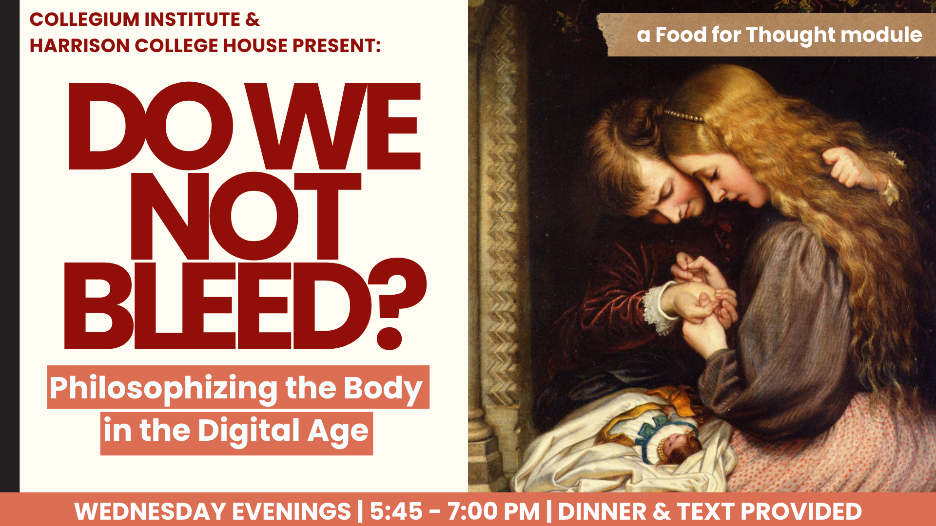 Do We Not Bleed?: Philosophizing the Body in the Digital Age (Food For Thought)