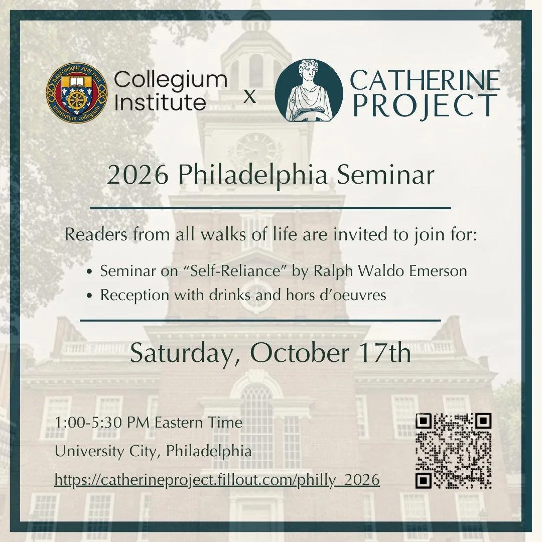 Collegium Institute x The Catherine Project: 2026 Philadelphia Seminar