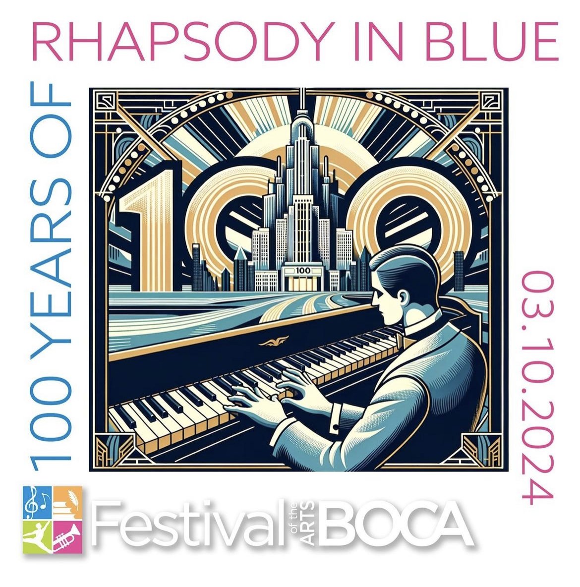 Blue Felt Board - Music Rhapsody