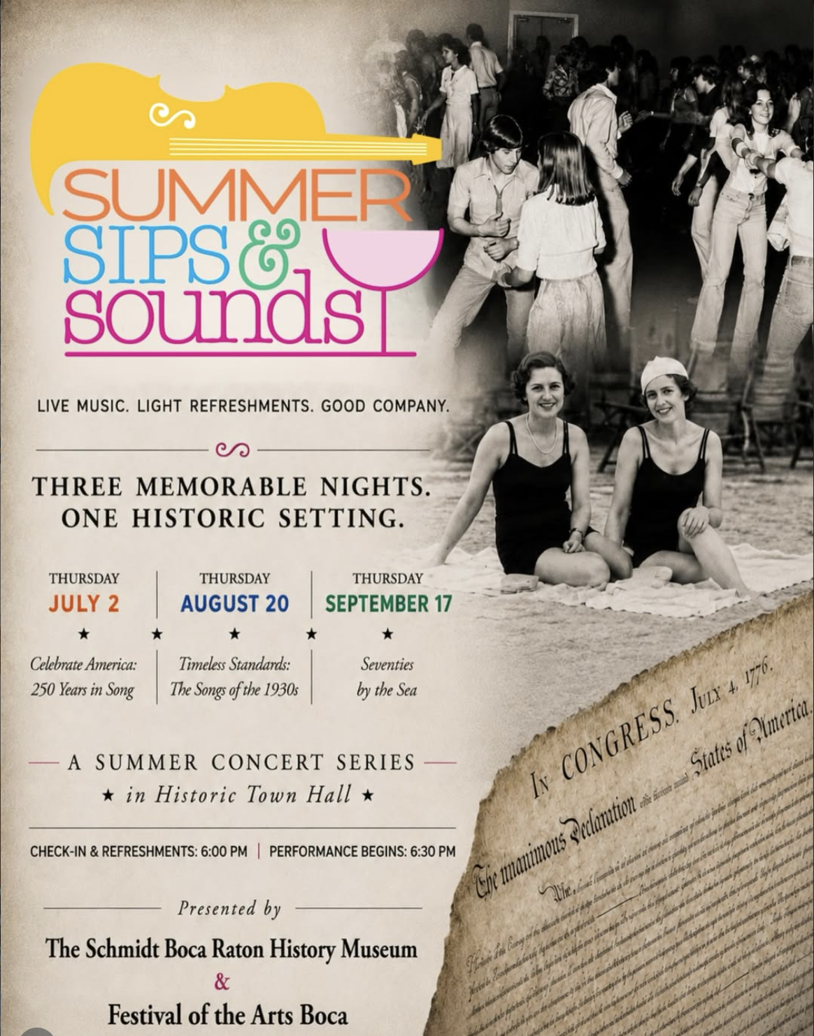 Summer Sips & Sounds: Celebrate America