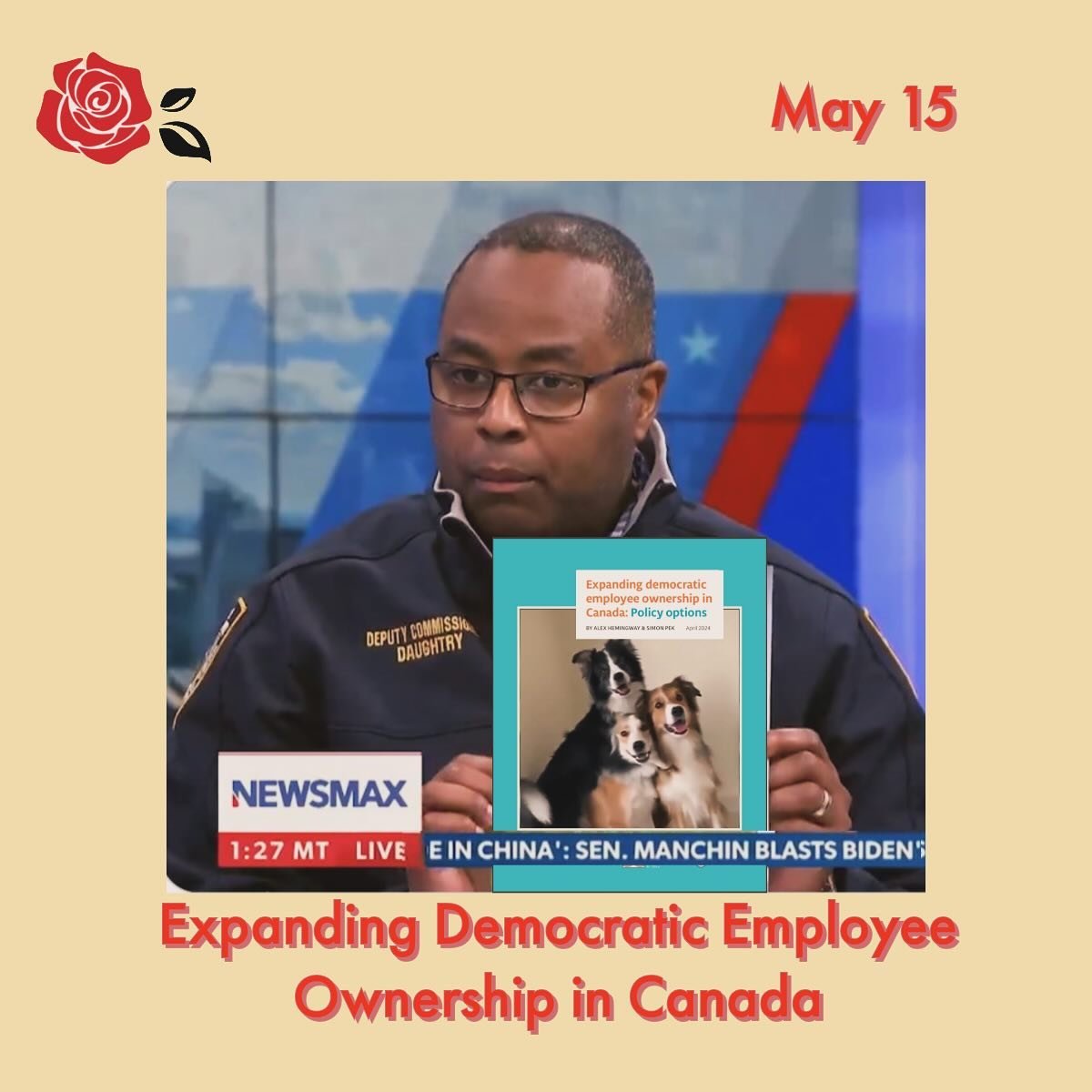 Book club is back next week with a discussion of CCPA paper &lsquo;Expanding Democratic Ownership in Canada&rsquo;

Meeting at the commercial drive legion 7pm all welcome

🍉⛓️&zwj;💥☀️ 🍉⛓️&zwj;💥☀️ 🍉⛓️&zwj;💥☀️