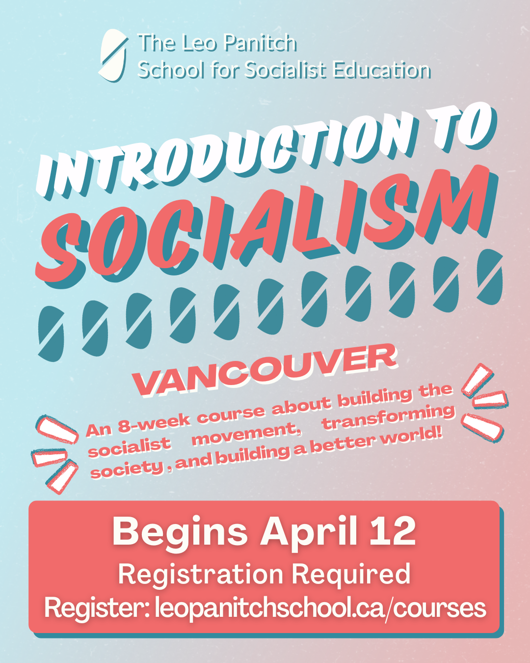 New Class Available: Introduction to Socialism&nbsp;
