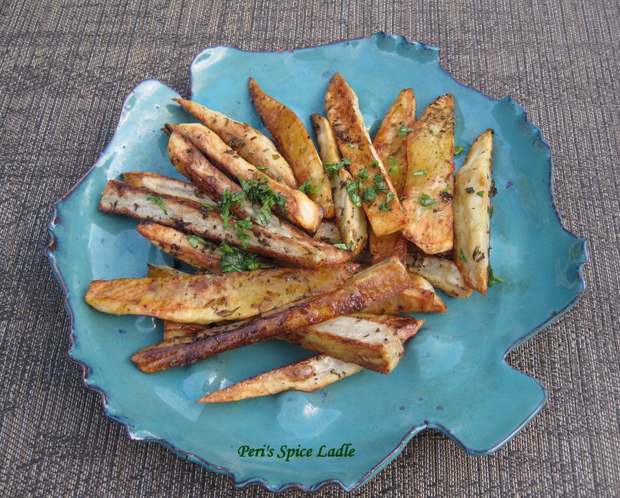Jeera-n-Mint Roasted Potatoes