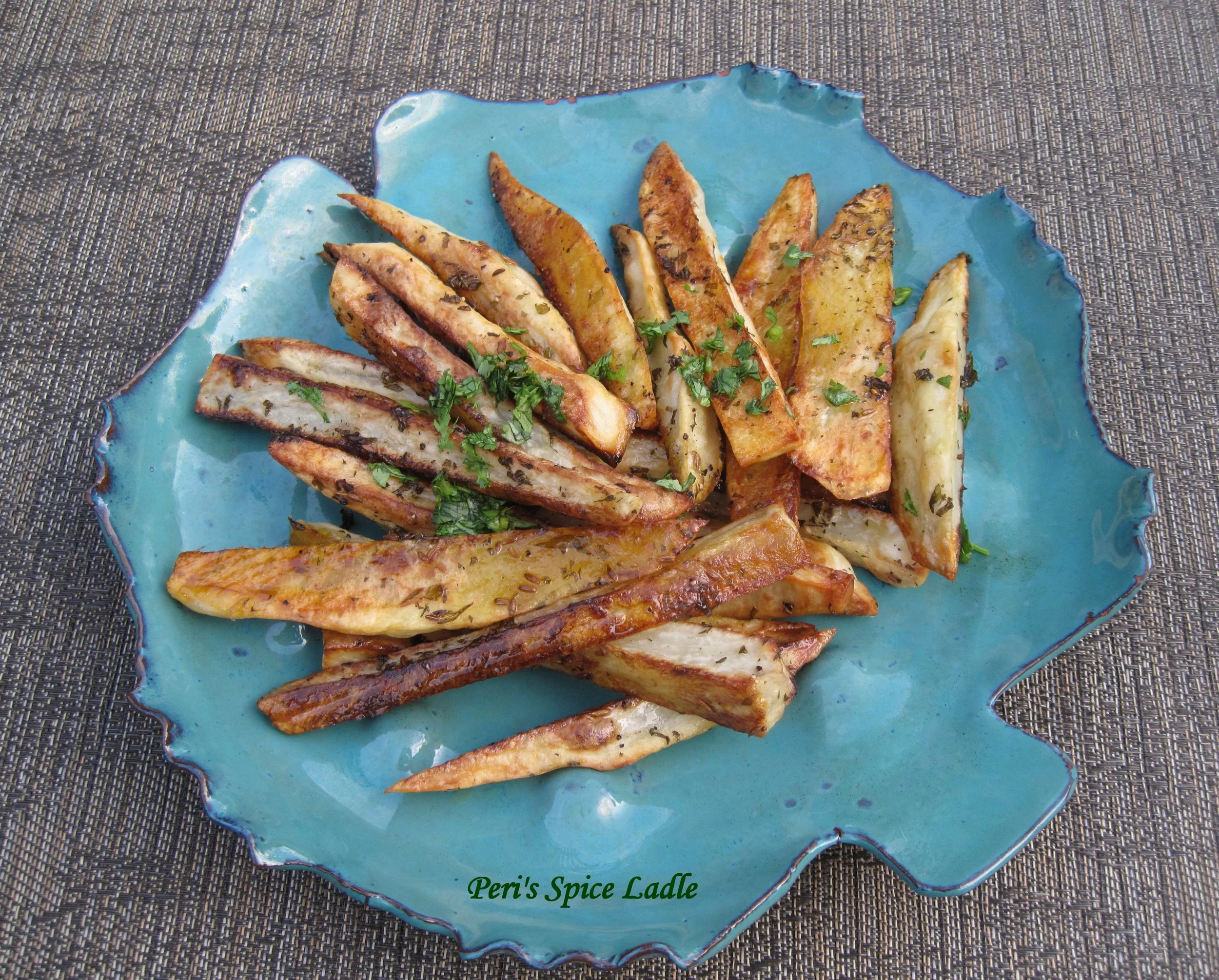 Cumin flavored roasted potatoes