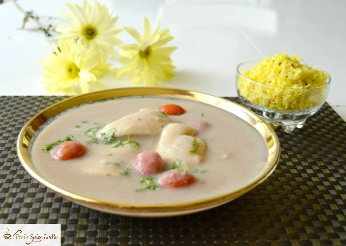 Elegant Parsi Saas-ni-Macchi (White Gravy Fish)