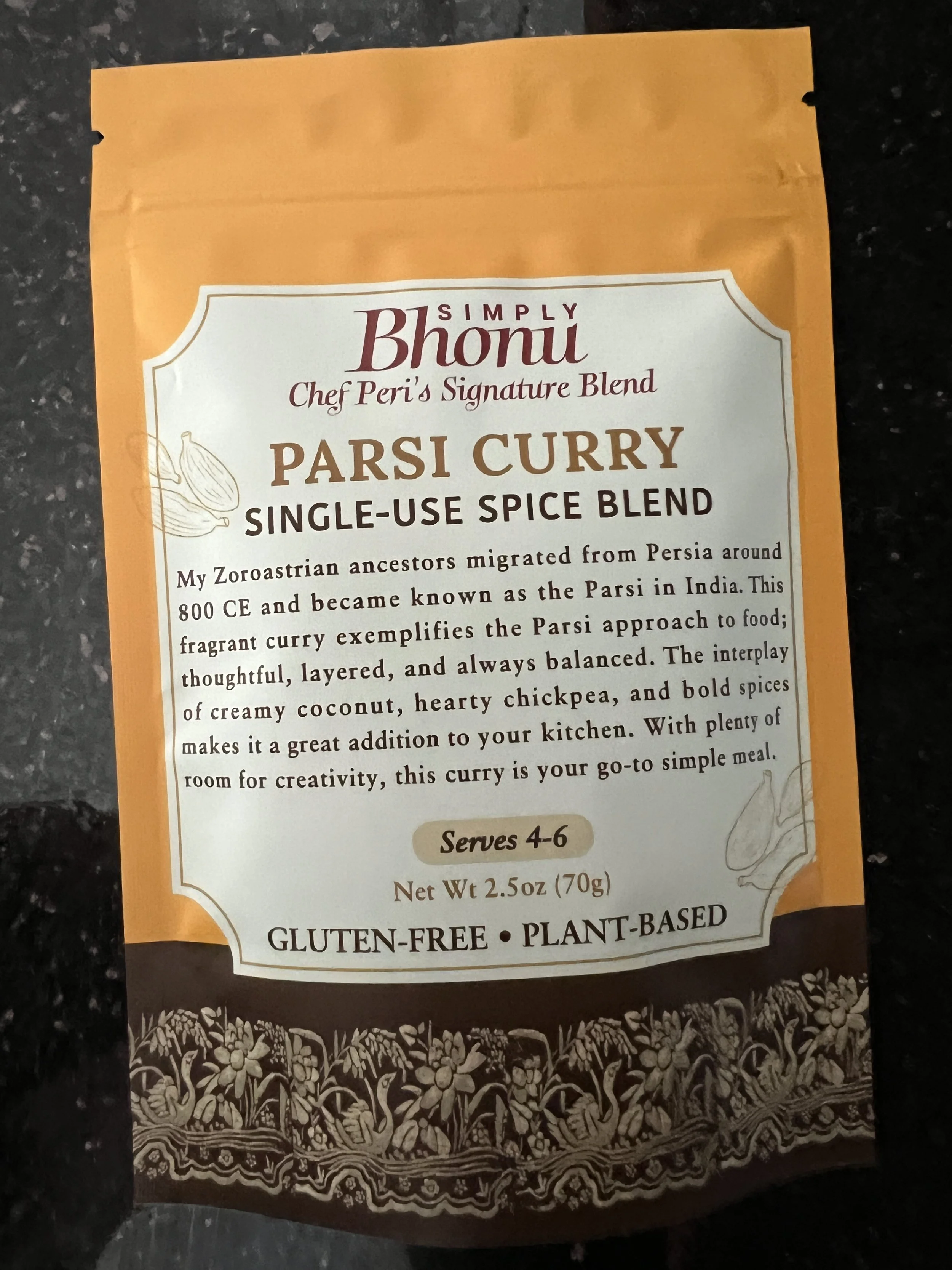 Parsi Curry - front of pack