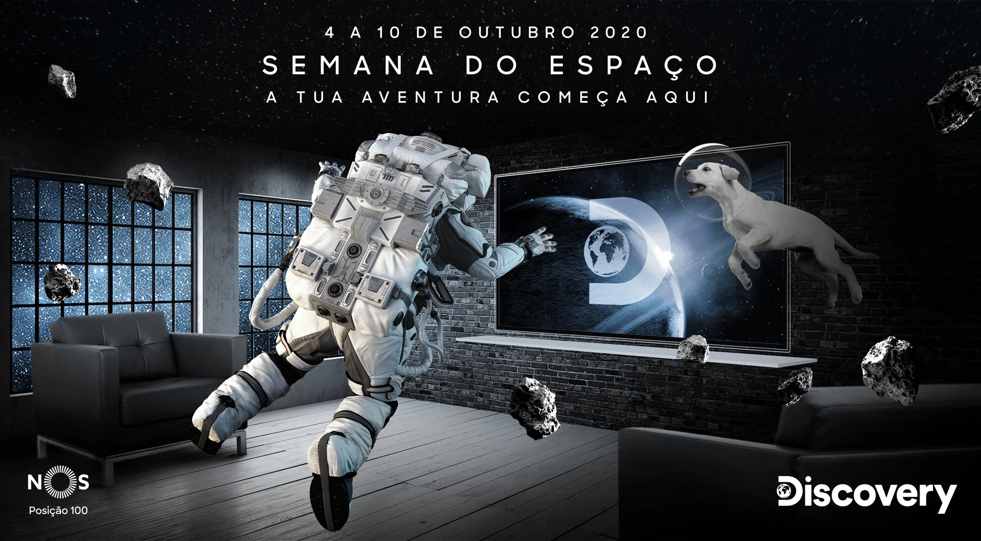 Discovery - Space Week   Campanha para promover a programação especial sobre o espaço no Discovery  CRIATIVIDADE | PUBLICIDADE