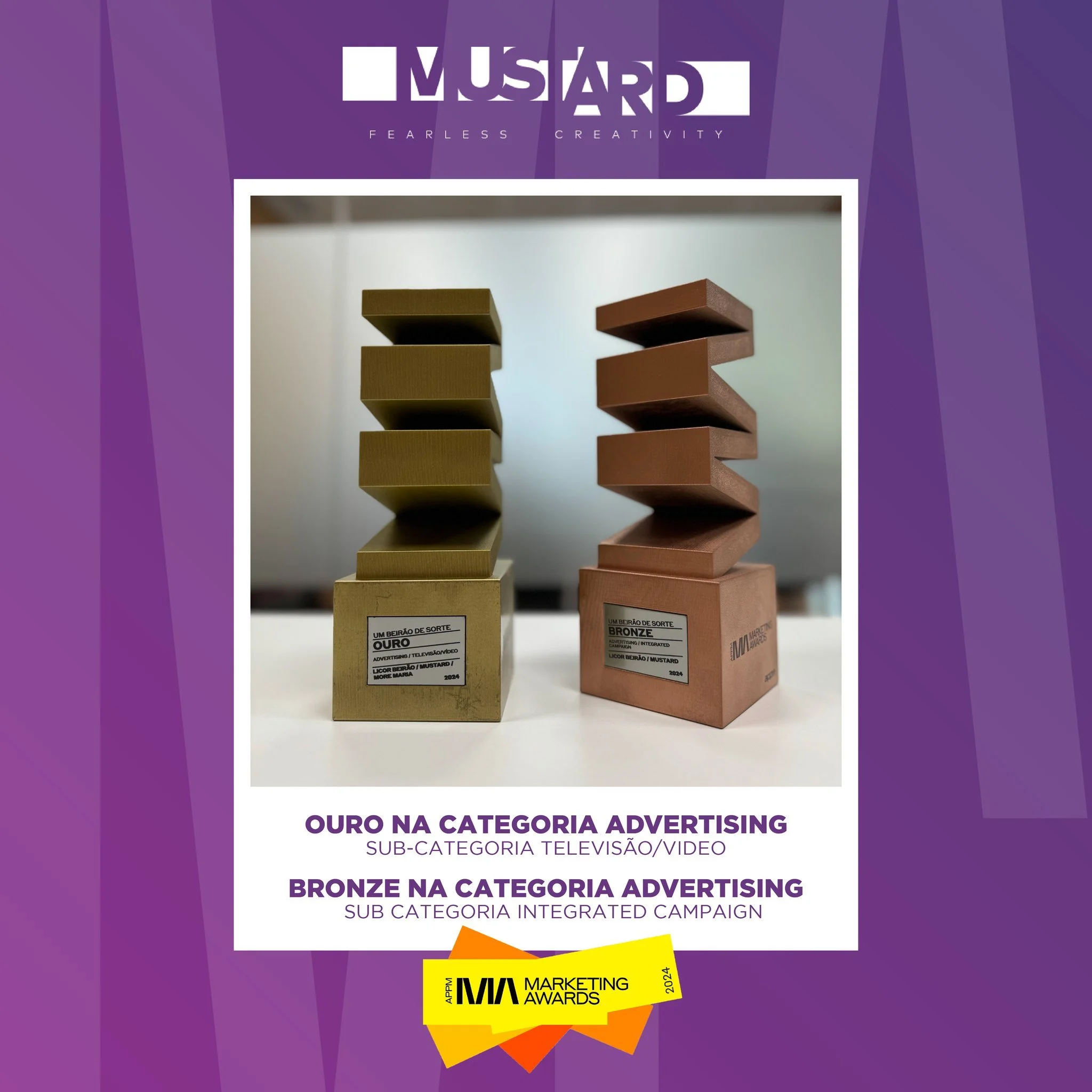 Fomos aos @appm.pt  e volt&aacute;mos de m&atilde;os cheias. Com a campanha &ldquo;Um Beir&atilde;o de Sorte&rdquo;, conquist&aacute;mos ouro na categoria de Publicidade, em Televis&atilde;o e V&iacute;deo. Mas n&atilde;o quisemos ficar por aqui, tro