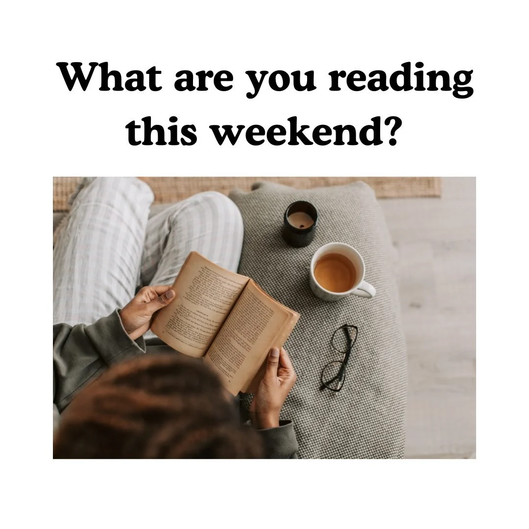 What are you reading this weekend? The library staff are reading:

JEN: "The Impossible Fortune (Thursday Murder Club #5)" by Richard Osman
LISA: "Theo of Golden" by Allen Levi
SAXANEE: "The Raw Shark Texts" by Steven Ha