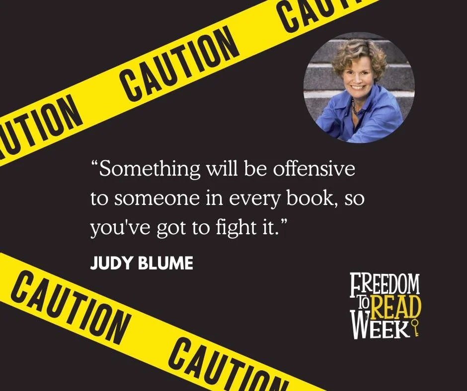 It's Freedom to Read week and we are sharing some of our favourite author quotes about the censorship of books. #FTR2026 #FreedomToRead