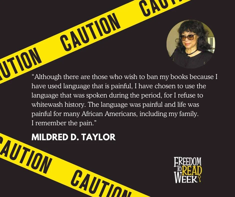 It's Freedom to Read week and we are sharing some of our favourite author quotes about the censorship of books.  #FTR2026 #FreedomToRead