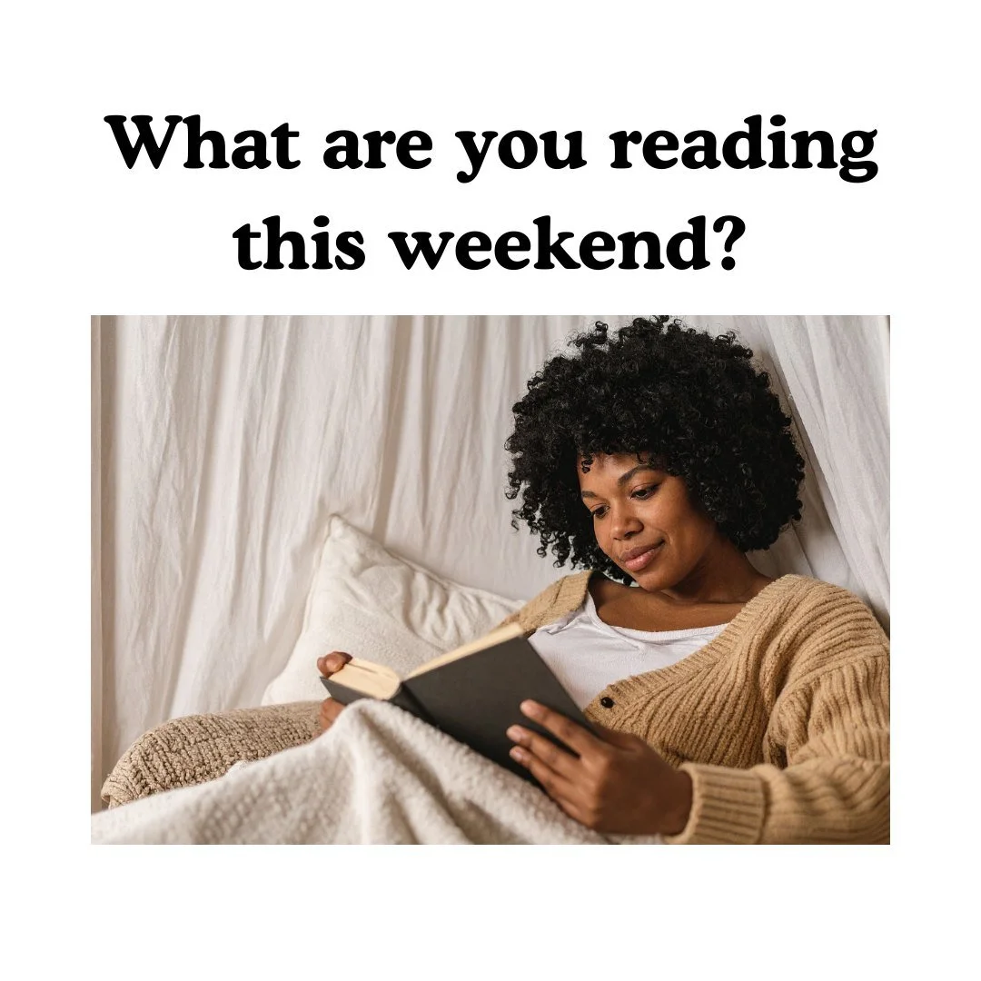 What are you reading this weekend? The library staff are reading:

JEN:
SAXANEE:
LISA: