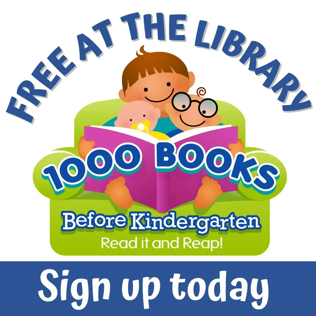 SIGN UP FREE for 1000 Books Before Kindergarten. The challenge is simple: Read 1000 books with your child before they start kindergarten. There are prizes, certificates, and tags to collect on their reading journey from 1 to 1000 books to make it fun
