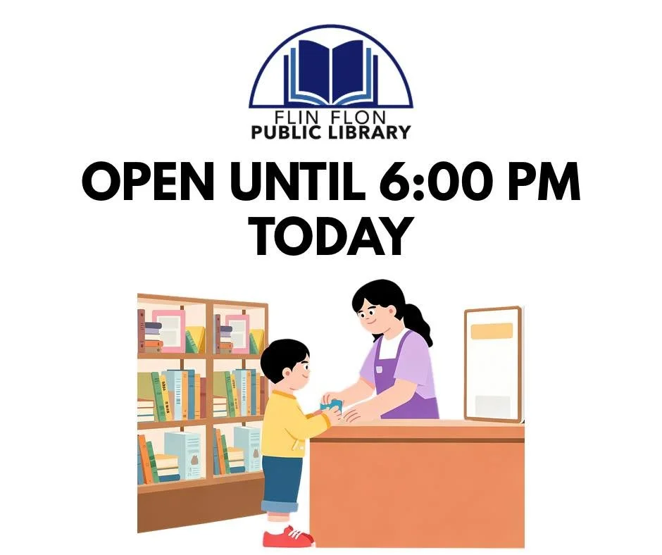 Stop by to see us, we are open until 6:00 PM today.