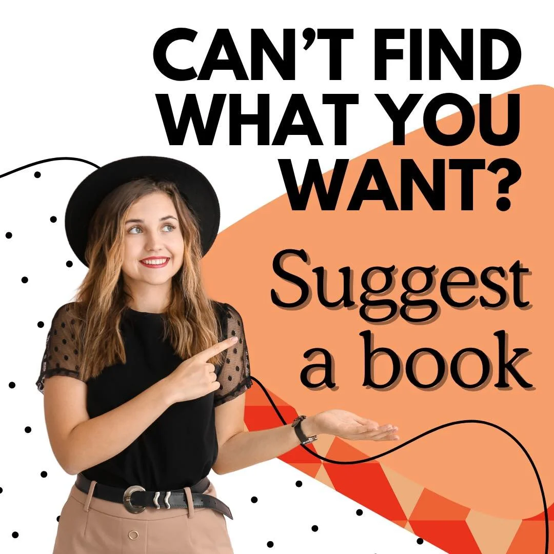 Can't find a book you want in our collection? Suggest it for purchase. The library welcomes your book suggestions, with one caveat: books suggested for purchase must be published within the last twelve months. If it's been longer than that, many book